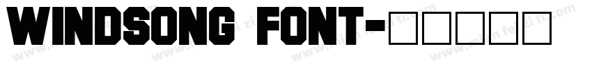 Windsong Font字体转换